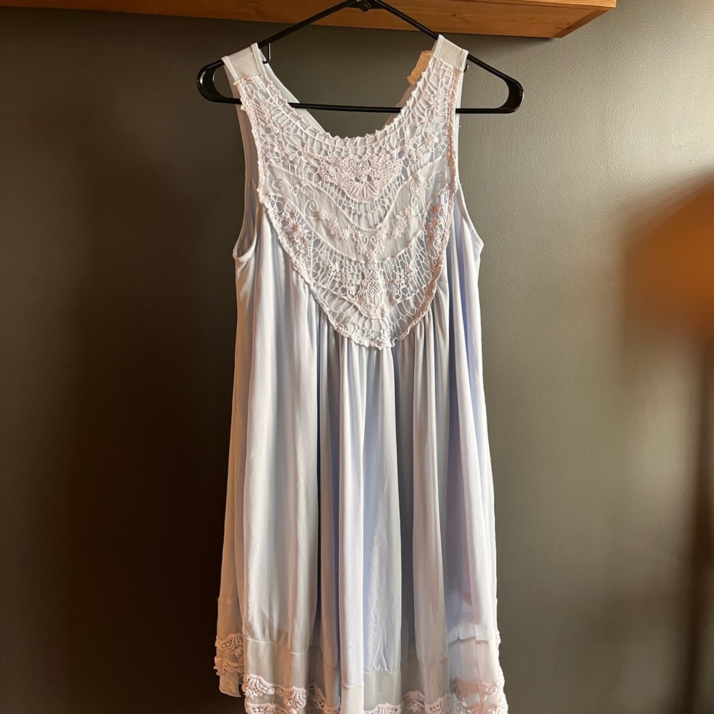 Elegant Pale Blue Dress